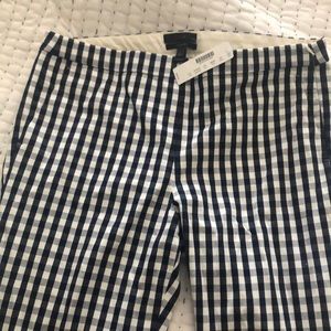J Crew gingham Marties. NWT